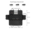 Special Dog Blanket For Car Back Seat, Car Seat Blanket With Back Seat/Trunk, With Seat Belt/Ripstop/Waterproof