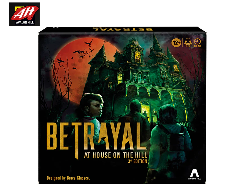 Avalon Hill Betrayal At House On The Hill 3rd Edition Board Game