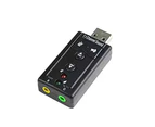 Centaurus Portable USB 2.0 External Sound Card Virtual 7.1 Channel Stereo Audio Adapter-