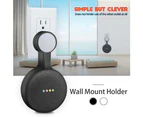 Centaurus Outlet Wall Mount Bracket Holder Accessory for Google Home Mini Smart Speaker-Black