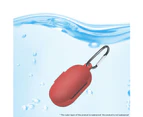 Silicone Anti-dust Bluetooth compatible Earphones Protective Case for Samsung Galaxy Buds - Red