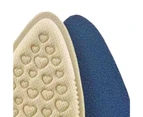 1Pair Forefoot Pad Sponge Massage Wear-resistant Cotton Half Yard Insoles -Skin Color 2