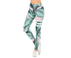 Tummy Control 3D Print Leggings Fitness Yoga Pants Push Up Stretch Gym Slim  R0031UR05 Skinny Trousers - Multi