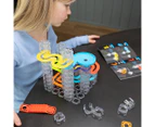 Fat Brain Toys 73-Piece Trestle Tracks Builder Set Game