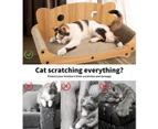 Pawz Cat Kitten Claw Scratching Board Post Scratcher Corrugated Cardboard Toy