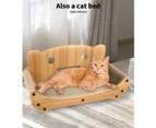 Pawz Cat Kitten Claw Scratching Board Post Scratcher Corrugated Cardboard Toy