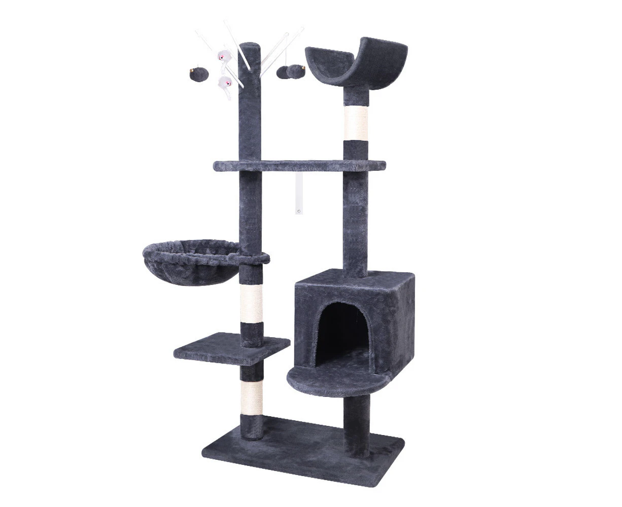 BEASTIE Cat Tree 145cm Grey