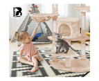 BEASTIE Cat Tree Scratching Post 203cm Beige