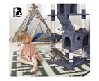 BEASTIE Cat Tree Scratching Post 180cm Grey