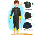 Full Wetsuit for Kids Wetsuit Boys Neoprene Children Swimsuit 2.5mm Thermal Warm Thicken Swimwear Sun Protection Diving Suit