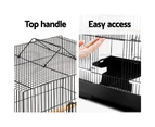 i.Pet Bird Cage Large Cages Aviary Parrot Cage Budgie Small Stand Pet Cage 88CM