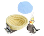 Pet Bird Parrot Cotton Rope Breeding Hatching Nest House Bed Hanging Cage Decor 2#