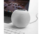 Speaker Dust Cover Not Soundproof Scratch-Proof Elastic Fabric Smart Speaker Storage Protector for Home - Light Grey