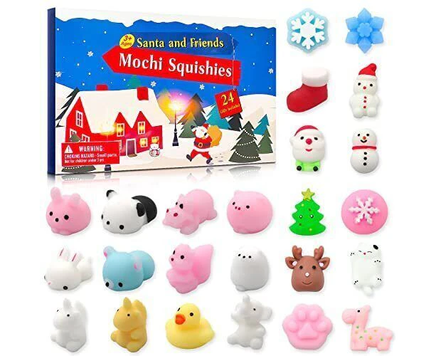 Advent Calendar 24PCS Animal Squishy Toys