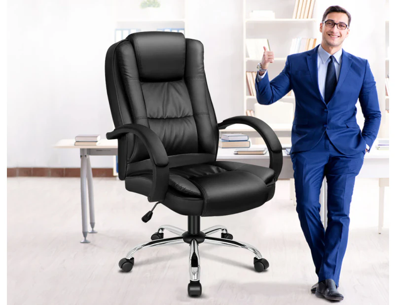 ALFORDSON Office Chair Gaming Executive Seat Racing Black