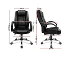 ALFORDSON Office Chair Gaming Executive Seat Racing Black