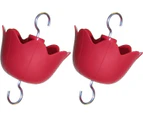 Hummingbird Feeder Insect Guard, Ant Moat, 2 Pack$Ant Guard for Hummingbird Feeders, Red, 2 Pack$2 Pack Hummingbird Feeder, Bird Flower Feeders for Outside