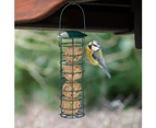 Hanging Type Pet Bird Food Feeder Container Hanger Garden Outdoor Feeding Tool-Green
