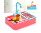 Parrot Automatic Bathtub with Faucet Shower Bathing Tub Cage Clean Feeder Tool-Blue