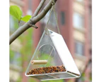 Hanging Bird Feeder Food Dispenser Box Container Garden Outdoor Feeding Tool Style 3