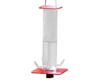 Hummingbird Feeder Hanging High Capacity Acrylic Pet Feeding Water Container for Yard