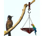 Hummingbird Feeder Hanging Vintage Feeding Large Capacity Load-bearing Bird Feeder Pet Supplies-Brown