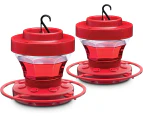 Hummingbird Feeders for Outdoors, Bee Proof Hummingbird Feeders - With Build in Ant Guard - Circular Perch - Wide Mouth for Easy Filling$Hummingbird Feeder