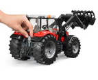 Bruder 1:16 Massey Ferguson 7624 44.5cm Tractor w/ Front End Loader Kids Toy 3y+