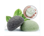 5Pcs Hemisphere Facial Exfoliator Sponge Washing Cleansing Puff Skin Care Tool-White