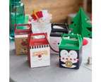 Santa Claus Reindeer Christmas Eve Apple Box Paper Candy Gift Packing Bag Decor Random Style#
