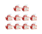10Pcs Packaging Paper Box Smooth Edges Retro Paper Teapot Shape Vintage Candy Boxes for Party-Red