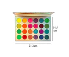 24 Color Rainbow Eyeshadow Palette - Professional Makeup Matte Metallic Glitter Eyeshadow Palette
