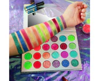 24 Color Rainbow Eyeshadow Palette - Professional Makeup Matte Metallic Glitter Eyeshadow Palette