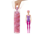 Barbie Colour Reveal Glitter! Hair Swaps Doll Glittery Pink With 25 Surprises
