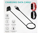 Smart Watch Band Charger Replacement Durable 100cm USB Fast Charging Data Cable for Samsung Galaxy Fit2 R220 Black