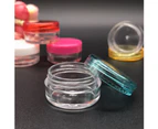 10Pcs 5g Travel Empty Face Cream Box Bottle Cosmetic Storage Container-Clear