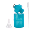 Cone Empty Bottle Shampoo Applicator Dropper Dry Washing Hair Care Accessories-Dark Orange