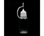 5Pcs 10ml Empty Squeezable Liquid Dropper Filling Bottles with Needle Tip Cap
