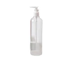 500ml Shampoo Empty Bottle Sealing Shatterproof Anti-spill Large Capacity Prevent Leak Plastic Shampoo Container Lotion Dispenser Empty Press Bottle - Clear