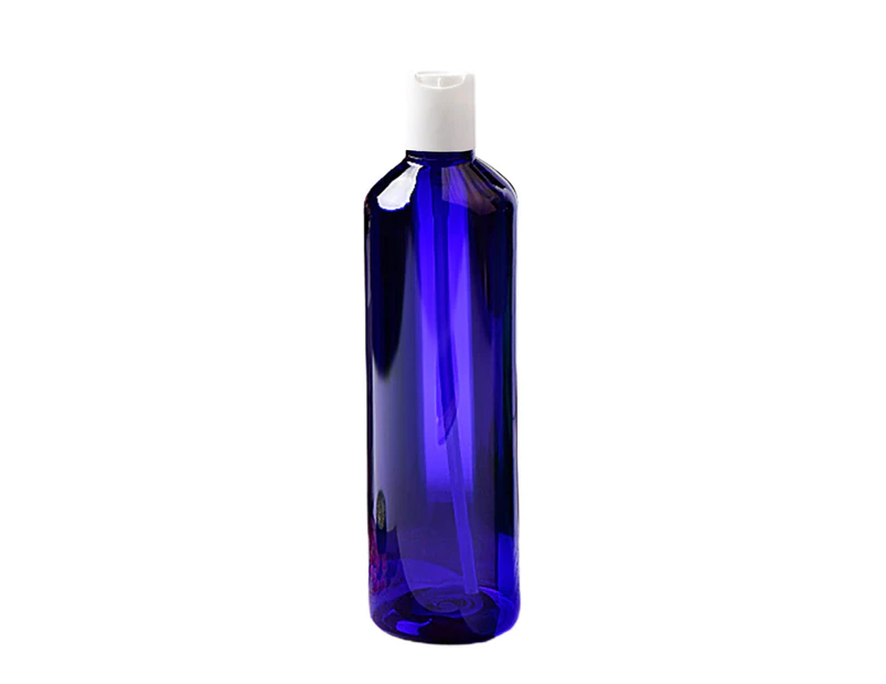 500ml Empty Shampoo Bottle Large Capacity Good Sealing Leak-proof Reusable Shatterproof Handwashing Shampoo Dispenser Empty Bottle for Bathroom - Blue