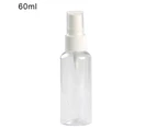 Empty Spray Bottle Refillable Transparent Plastic Perfume Atomizer