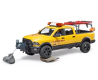 Bruder 1:16 RAM 2500 Power Wagon w/ Lifeguard & Accessories Toy