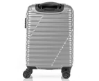 American Tourister Sky Bridge 55cm Hardcase Luggage/Suitcase - Silver