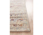 Limerick Stunning Designer Rug Silver Blue