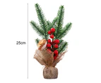 Artificial Christmas Tree Everlasting Exquisite Wood Versatile Desk Decor Christmas Tree for Home 6