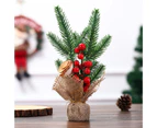 Artificial Christmas Tree Everlasting Exquisite Wood Versatile Desk Decor Christmas Tree for Home 6