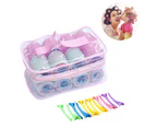 Self Grip Hair Rollers Set,with Hairdressing Curlers,96 pcs
