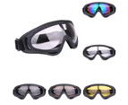 Outdoor Motorcycle Skiing Glasses Anti-impacts Wind-proof Eye Protection Goggles Tawny
