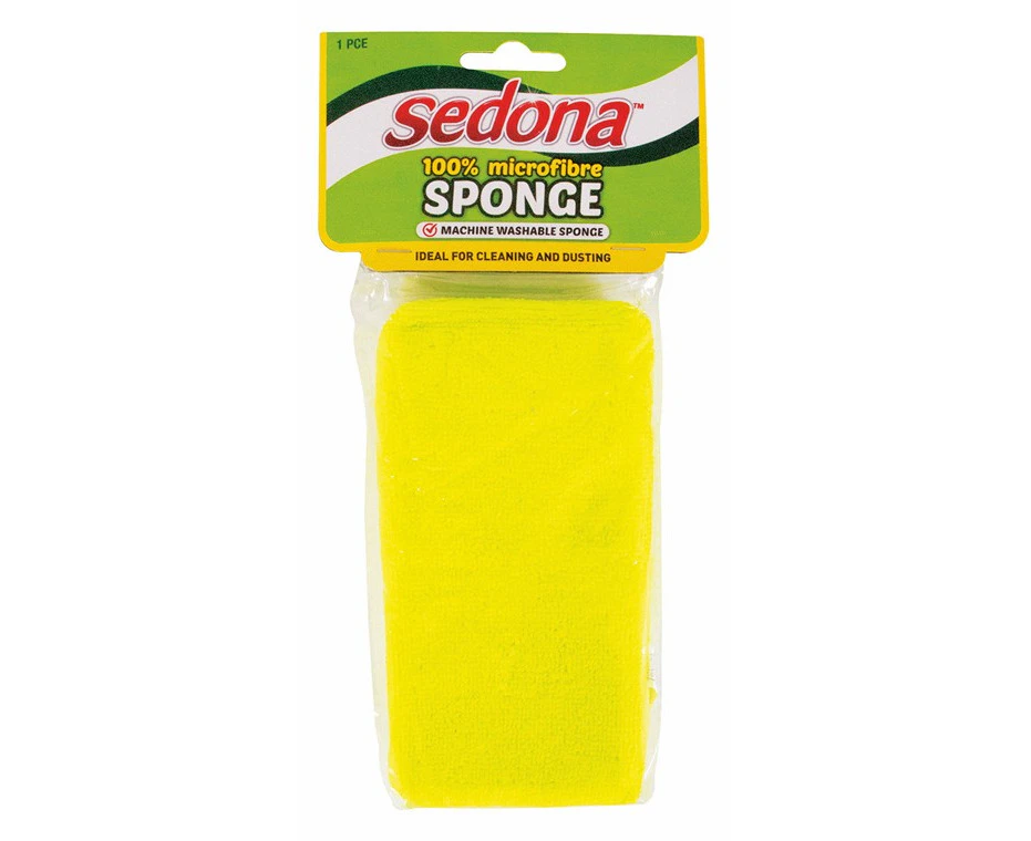 Microfiber sponge, 2 asstd colours