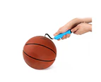 Portable Dual Action Sport Balls Basketball Football Yoga Ball Air Pump Inflator Black